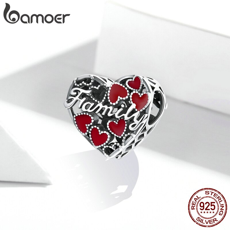 Pingente Amor de Família Bamoer