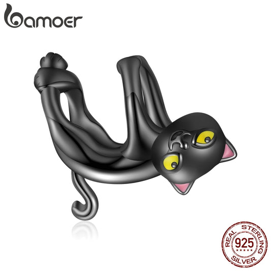Pingente Gato Preto Bamoer