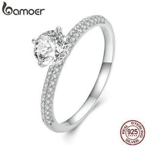Anel Pedra de Zirconita Bamoer