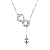 Colar com Pingente Amor Infinito Bamoer
