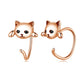 Brincos Gatinhos Bamoer