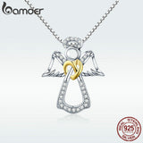 Colar com Pingente Anjo da Guarda Bamoer