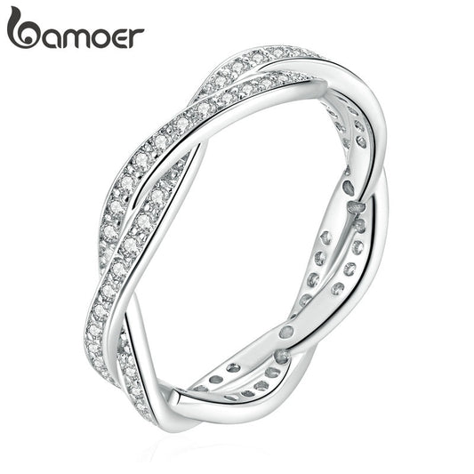 Anel Amor Entrelaçado Bamoer