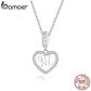 Colar com Pingente Alfabeto do Amor Bamoer