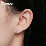 Brincos Moissanite 1 Quilate Bamoer