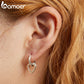 Brincos Fivela Simples Amor Bamoer
