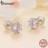 Brincos Moissanite 1 Quilate Bamoer