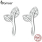 Brincos Mini Folhas Bamoer