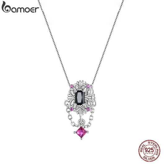 Colar com Pingente Flor-de-lis Bamoer