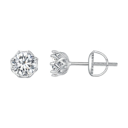 Brincos Moissanite 1 Quilate Bamoer