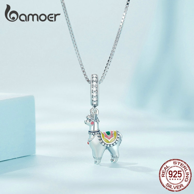 Colar com Pingente Alpaca Bamoer