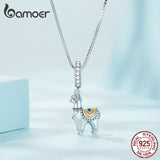 Colar com Pingente Alpaca Bamoer