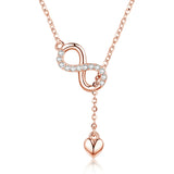 Colar com Pingente Amor Infinito Bamoer