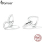 Brincos Fivela Simples Amor Bamoer