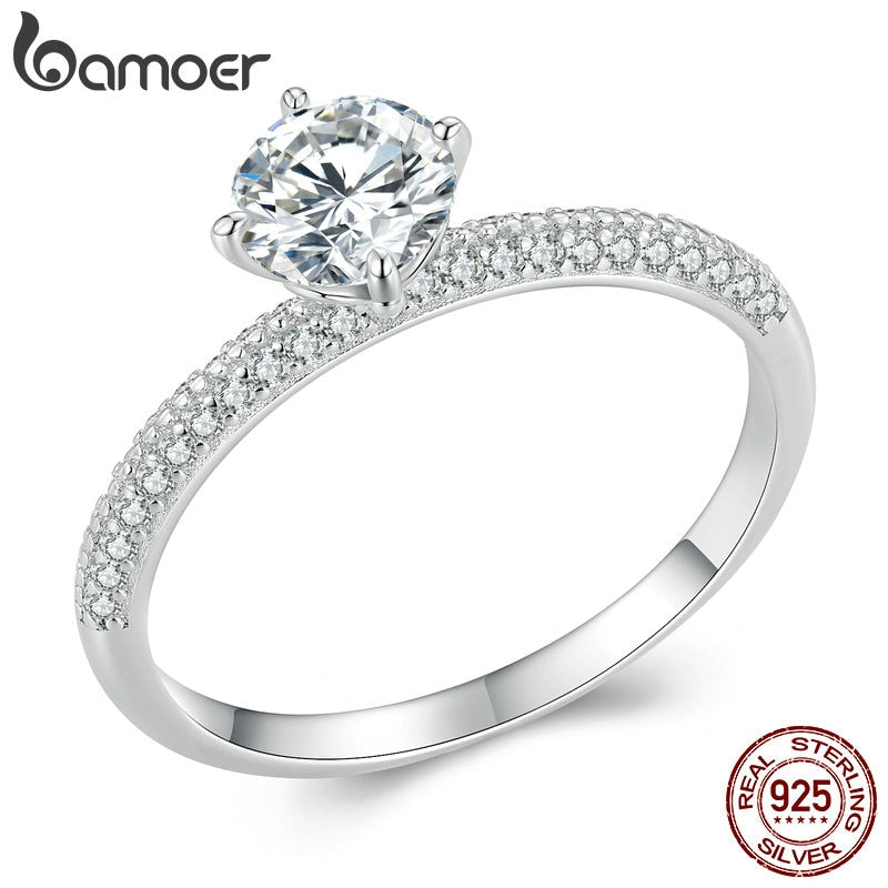 Anel Moissanite 0.75 Quilate Bamoer