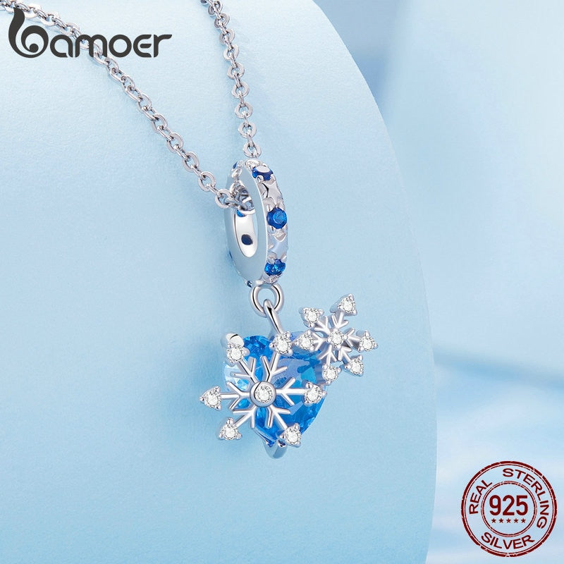 Berloque com Argola Floco de Neve Bamoer