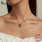 Colar com Pingente Flor-de-lis Bamoer