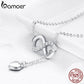 Colar com Pingente Amor Infinito Bamoer
