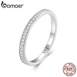 Anel Moissanite Luxo Bamoer