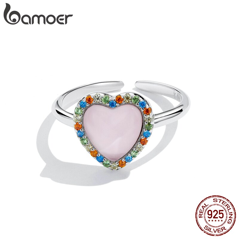 Anel Ajustável Amor Feminino Bamoer