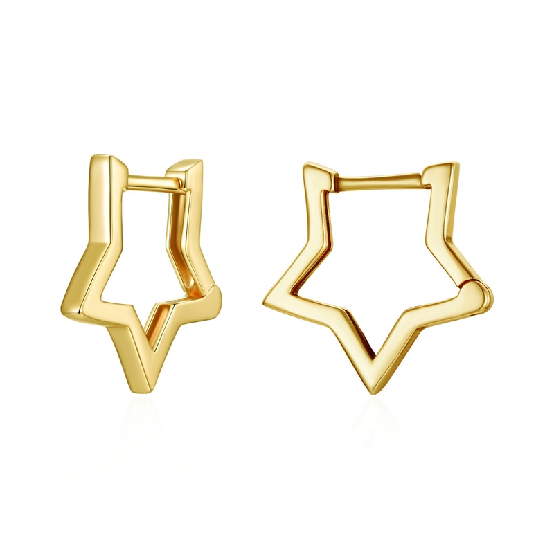 Brincos Estrelados Bamoer