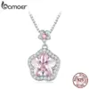 04163f0a30bce2707a9d1230 Colar com Pingente Flor Rosa