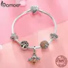 Kit Bracelete de Prata com 5 Berloques