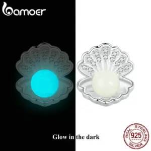 Brincos Concha com Pérola Luminosa