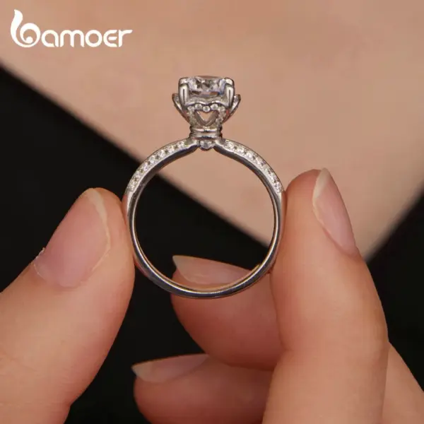 Anel Moissanite 1 Quilate