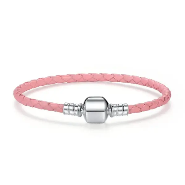 0e995e1a51284b9bc7e5c44a Pulseira de Couro Trançado
