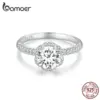 Anel Redondo Moissanite 1 Quilate