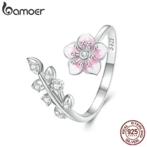 Anel Ajustável Flor de Cerejeira