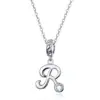 25430c41ff6d24c3bb05e5e2 Colar com Pingente Letra do Alfabeto