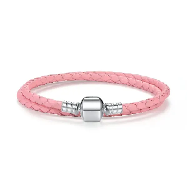 2821478320554fc5cefc43d3 Pulseira de Couro Trançado