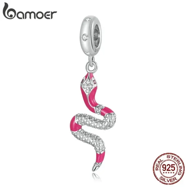 Berloque com Argola Cobra Delicada