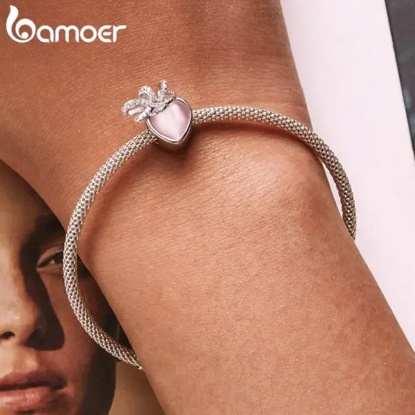 29acbdf87cd50fc6875d3e18 Berloque Amor Cor de Rosa