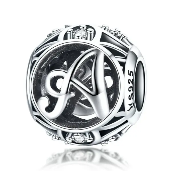 2b174c54c459566eb02641de Berloque Charme Letra do Alfabeto
