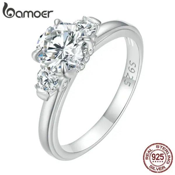 Anel Requintado Moissanite Feminino