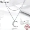 3a4890e44b8aacc3d3e99dfe Colar com Pingentes Lua e Estrelas