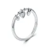 3bef6bf9d2f5c1fda64fefd7 Anel Feminino Com 3 Pingentes de Coração
