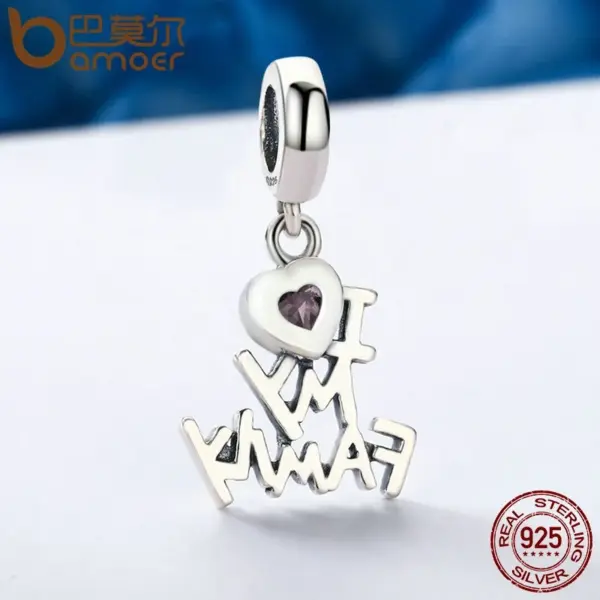 3dc92bf40f696ea7c4818748 Berloque com Argola Amor de Família