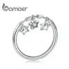 3f878f158d2b2741624e0790 Anel Feminino Com 3 Pingentes de Estrelas