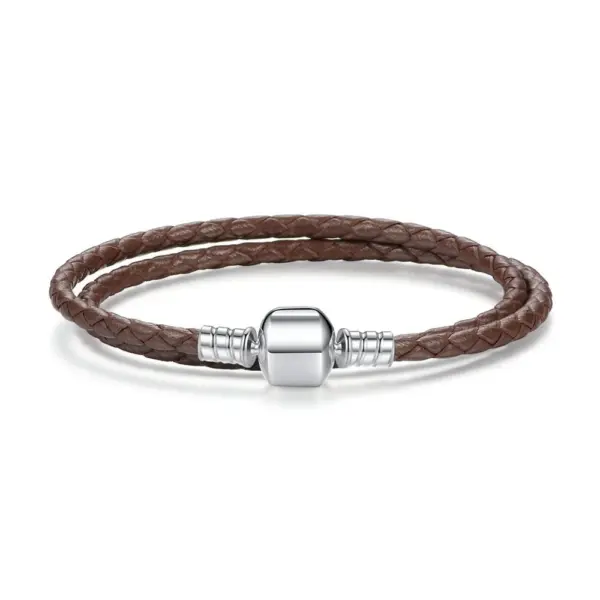 46e65dcb6c0565d1552a3ffe Pulseira de Couro Trançado