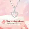 4dd14ca04e45e1d8f0426492 Colar com Pingente Alfabeto do Amor