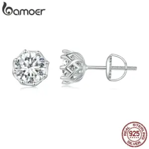 50d5ce8a137d644c6785133c Brincos Moissanite 1 Quilate