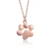 51111aca55f71333fa609845 Colar com Pingente Pata de Pet