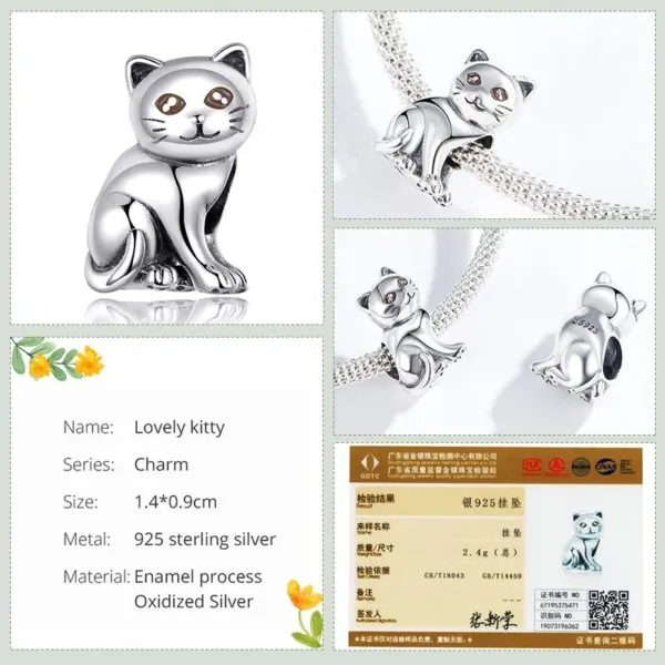 52301c532d719fea6f7e3c5c Pingente Gatinho