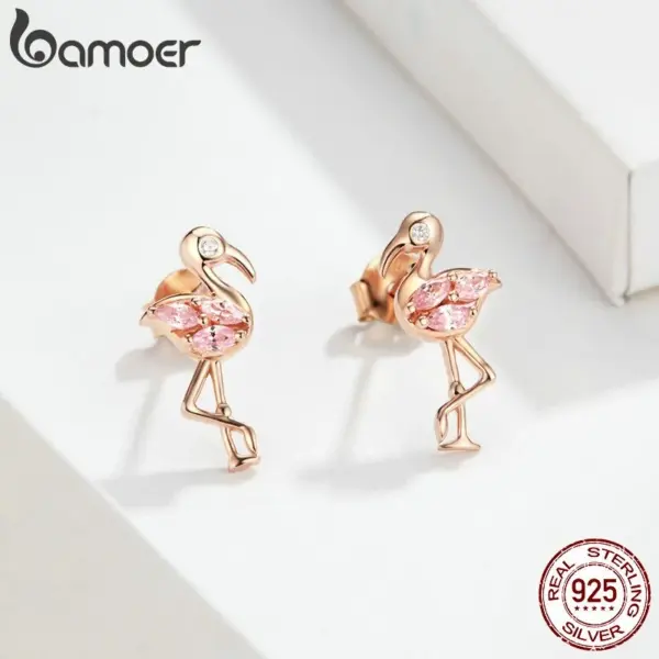 Brincos Flamingos