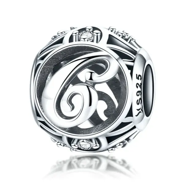 55a8093e91db57cf3d9fcca3 Berloque Charme Letra do Alfabeto