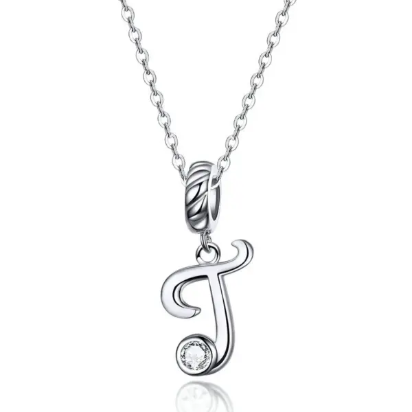 561be125a0632cd24aad1f77 Colar com Pingente Letra do Alfabeto